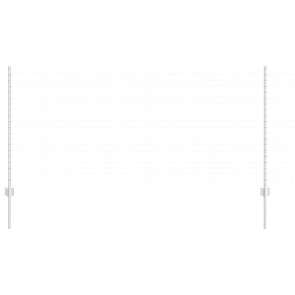 vidaXL Πό posts φράχτη 88 pcs Ασημί 160 cm Ατσάλι
