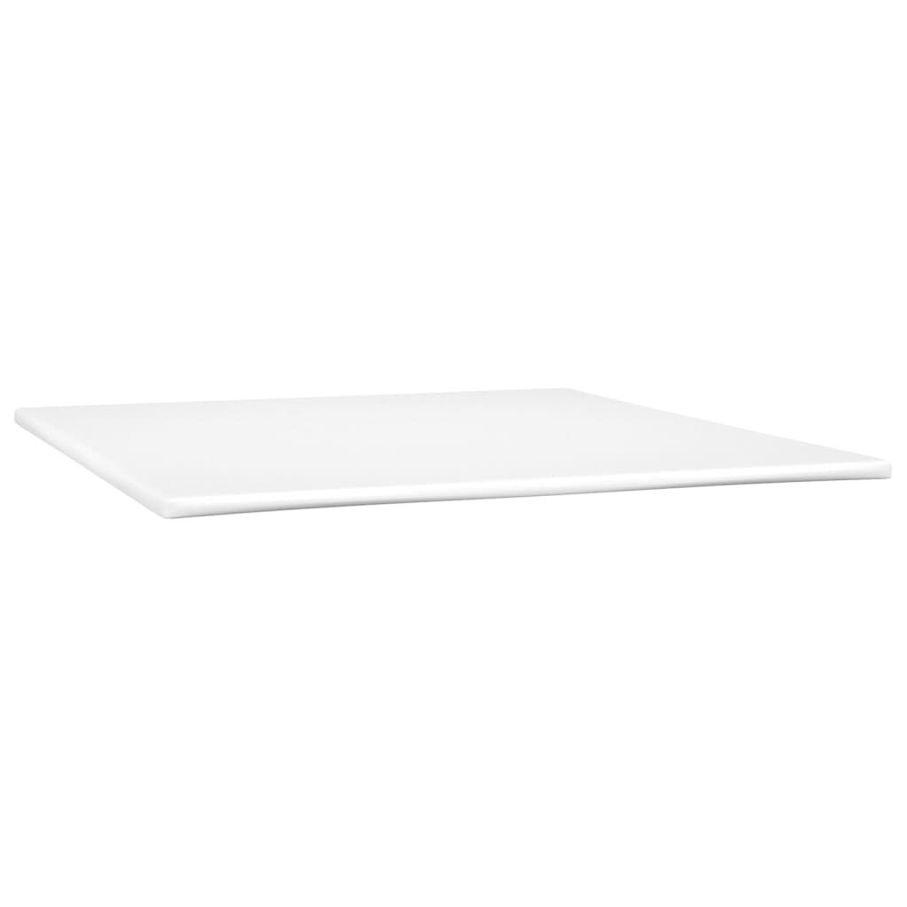 vidaXL Κρεβάτι Boxspring με Στρώμα Μαύρο 180x200 εκ. Υφασμάτινο
