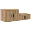 vidaXL &Nu;&tau;&omicron;&upsilon;&lambda;ά&pi;&iota; &alpha;&pi;&omicron;&theta;ή&kappa;&epsilon;&upsilon;&sigma;&eta;&sigmaf; 2 pcs Artisan Oak 127 x 41 x 40 &epsilon;&kappa;