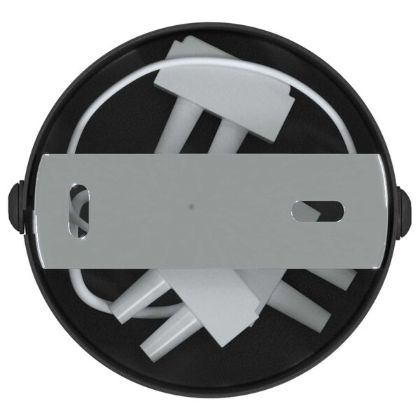 vidaXL Σποτ οροφής Μαύρο 6 x 6 x 16.5 εκ Ατσάλι