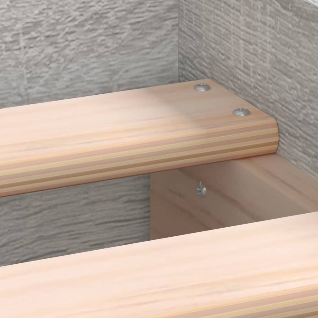 vidaXL Πλαίσιο Κρεβατιού Γκρι Sonoma 100x200 εκ. Επεξεργασμένο Ξύλο