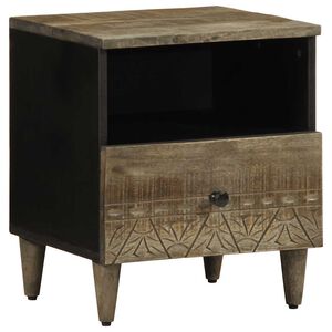 vidaXL &kappa;&omicron;&mu;&omicron;&delta;ί&nu;&omicron; &nu;&tau;&omicron;&upsilon;&lambda;ά&pi;&iota; &alpha;&nu;&omicron;&iota;&chi;&tau;ό &gamma;&kappa;&rho;&iota; 40x33x46 cm &mu;&alpha;&sigma;ί&phi; &xi;ύ&lambda;&omicron; Mango
