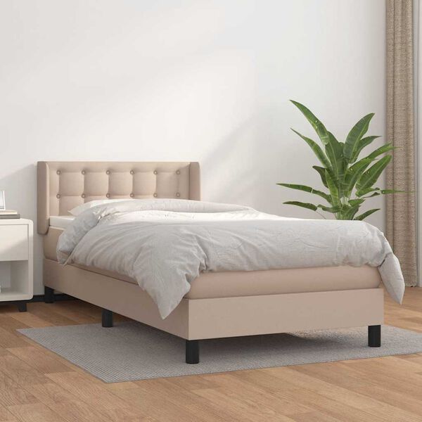 vidaXL &Kappa;&rho;&epsilon;&beta;ά&tau;&iota; Boxspring &mu;&epsilon; &Sigma;&tau;&rho;ώ&mu;&alpha; &Kappa;&alpha;&pi;&omicron;&upsilon;&tau;&sigma;ί&nu;&omicron; 80x200 &epsilon;&kappa;. &Sigma;&upsilon;&nu;&theta;. &Delta;έ&rho;&mu;&alpha;