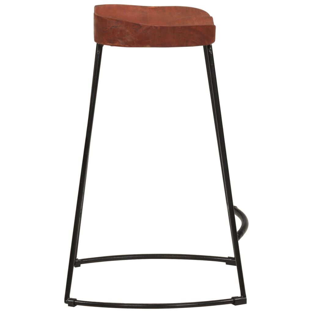 vidaXL Σκαμπό Μπαρ Gavin 2 τεμ. 45x40x63 εκ. από Μασίφ Ξύλο Μάνγκο