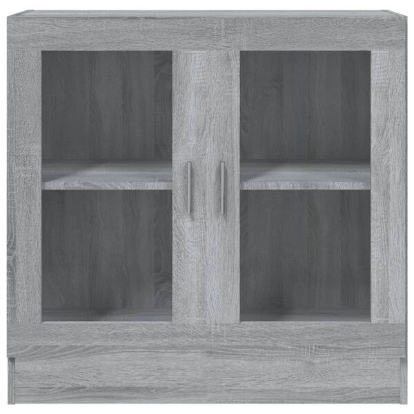 vidaXL Βιτρίνα Γκρι Sonoma 82,5x30,5x80εκ. από Επεξεργασμένο Ξύλο