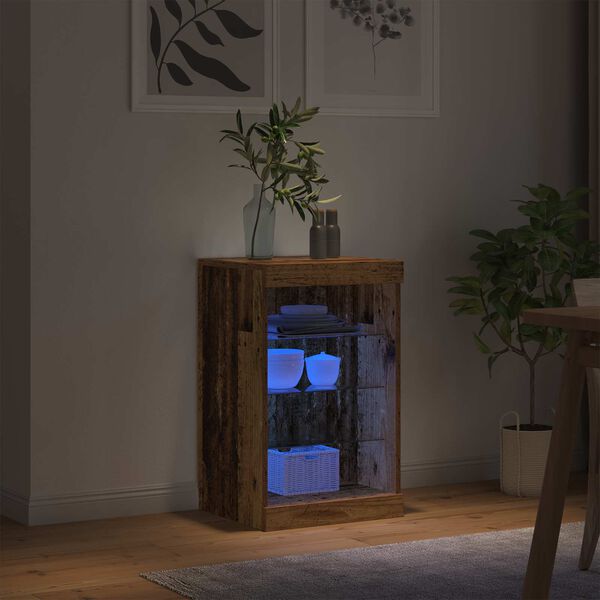 vidaXL &Pi;&lambda;&epsilon;&upsilon;&rho;&iota;&kappa;ό &Tau;&rho;&alpha;&pi;έ&zeta;&iota; LED &Pi;&alpha;&lambda;&iota;ό &xi;ύ&lambda;&omicron; 41 x 37 x 67 &epsilon;&kappa;