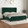 vidaXL &Kappa;&rho;&epsilon;&beta;ά&tau;&iota; Boxspring &mu;&epsilon; &Sigma;&tau;&rho;ώ&mu;&alpha; &Sigma;&kappa;&omicron;ύ&rho;&omicron; &Pi;&rho;ά&sigma;&iota;&nu;&omicron; 180x200&epsilon;&kappa;. &Beta;&epsilon;&lambda;&omicron;ύ&delta;&iota;&nu;&omicron;