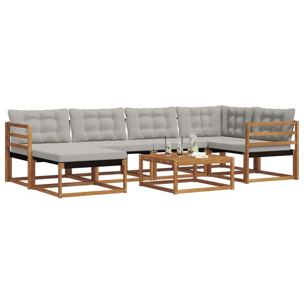 vidaXL &Sigma;&epsilon;&iota;&rho;ά &Kappa;&alpha;&nu;&alpha;&pi;έ &Epsilon;&xi;&omega;&tau;&epsilon;&rho;&iota;&kappa;&omicron;ύ 7 pcs &Phi;&upsilon;&sigma;&iota;&kappa;ό &kappa;&alpha;&iota; &Alpha;&nu;&omicron;&iota;&chi;&tau;ό &Gamma;&kappa;&rho;&iota;