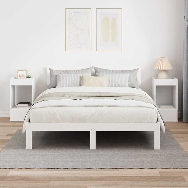 vidaXL End Table 2 pcs &Lambda;&epsilon;&upsilon;&kappa;ό 30 x 30 x 56 &epsilon;&kappa;. &Epsilon;&pi;&epsilon;&xi;&epsilon;&rho;&gamma;&alpha;&sigma;&mu;έ&nu;&omicron; &xi;ύ&lambda;&omicron;