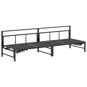 vidaXL &Xi;&alpha;&pi;&lambda;ώ&sigma;&tau;&rho;&alpha; &Mu;&alpha;ύ&rho;&omicron; 200 x 62 x 59,5 &epsilon;&kappa; Textilene