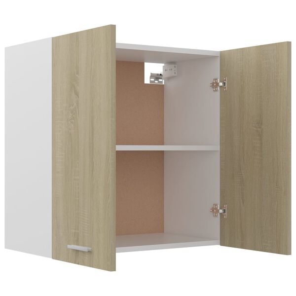 vidaXL Ντουλάπι Κρεμαστό Sonoma Δρυς 60 x 31 x 60 εκ. από Επεξ. Ξύλο