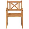 vidaXL Καρέκλα Κήπου 4 pcs Καφέ 56 x 56 x 90 εκ. Μασίφ ξύλο ακακίας