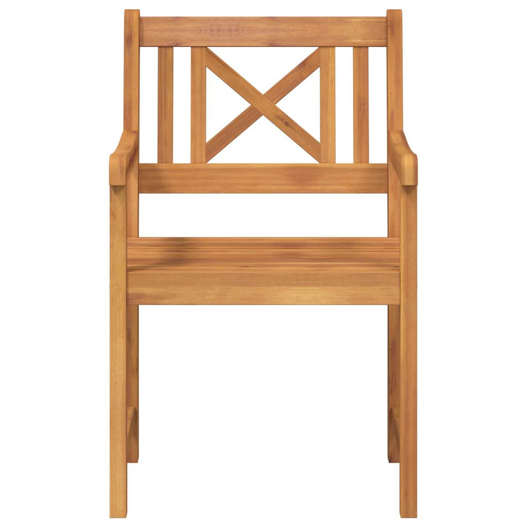 Καρέκλες vidaXL 4 τμχ 56x55.5x90 cm Σκληρό Ξύλο Ακακίας