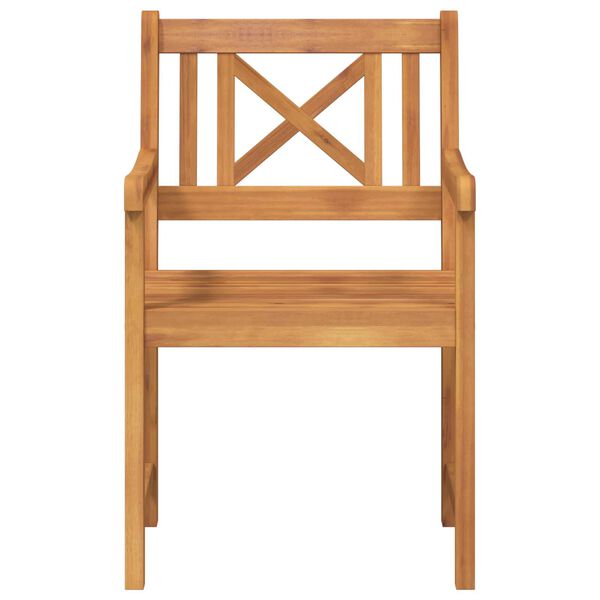 Καρέκλες vidaXL 4 τμχ 56x55.5x90 cm Σκληρό Ξύλο Ακακίας