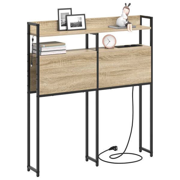 vidaXL Κεφαλάρι Αποθήκης Sonoma Oak 90 εκ. Επεξεργασμένο ξύλο