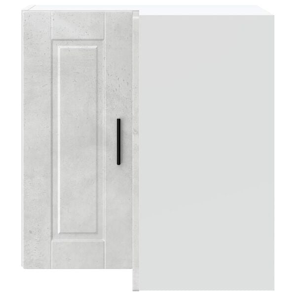 vidaXL Γωνιακό ντουλάπι τοίχου κουζίνας Porto Γκρι Σκυροδέματος