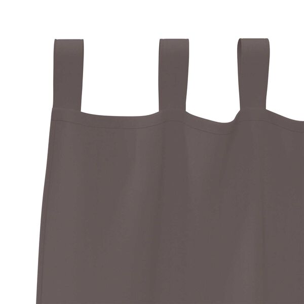 vidaXL Κουρτίνες 2 pcs Σκούρο καφέ Σκούρο καφέ 245 x 140 εκ.