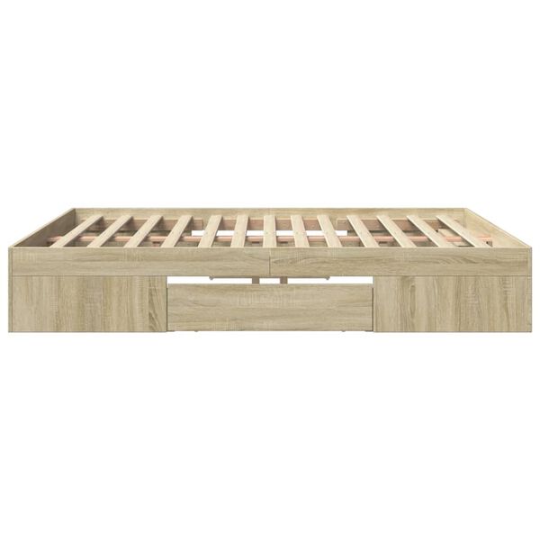 vidaXL Πλαίσιο κρεβατιού χωρίς στρώμα 180x200 εκ. Επεξεργασμένο Ξύλο