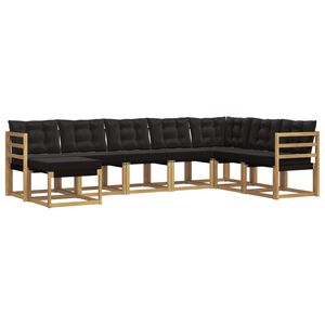 vidaXL &Sigma;&epsilon;&iota;&rho;ά &Kappa;&alpha;&nu;&alpha;&pi;έ &Epsilon;&xi;&omega;&tau;&epsilon;&rho;&iota;&kappa;&omicron;ύ &mu;&epsilon; &mu;&alpha;&xi;&iota;&lambda;ά&rho;&iota; 8 pcs &Lambda;&epsilon;&upsilon;&kappa;ό &kappa;&alpha;&iota; &Mu;&alpha;ύ&rho;&omicron;