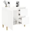 vidaXL Ντουλάπι Μπάνιου Λευκό 65 x 33 x 60 εκ. από Επεξεργασμένο Ξύλο