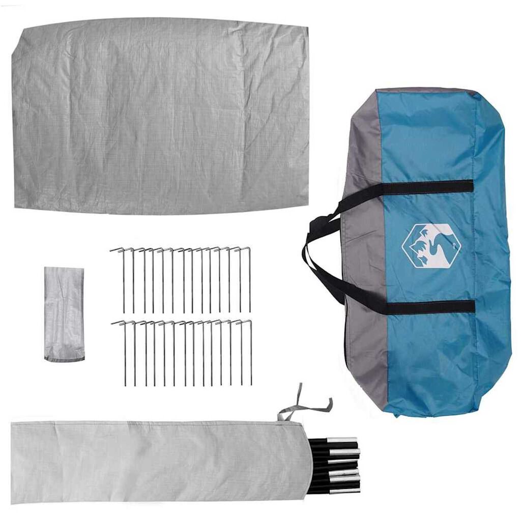 vidaXL Σκηνή Camping Μπλε 275 x 230 x 140 εκ. Πολυεστέρας