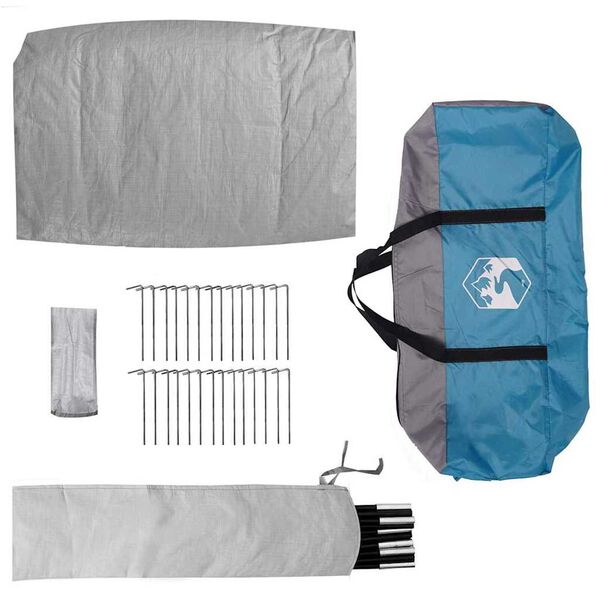 vidaXL Σκηνή Camping Μπλε 275 x 230 x 140 εκ. Πολυεστέρας
