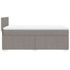 vidaXL &Kappa;&rho;&epsilon;&beta;ά&tau;&iota; Boxspring &mu;&epsilon; &Sigma;&tau;&rho;ώ&mu;&alpha; Taupe 90x190 &epsilon;&kappa;.&Upsilon;&phi;&alpha;&sigma;&mu;ά&tau;&iota;&nu;&omicron;