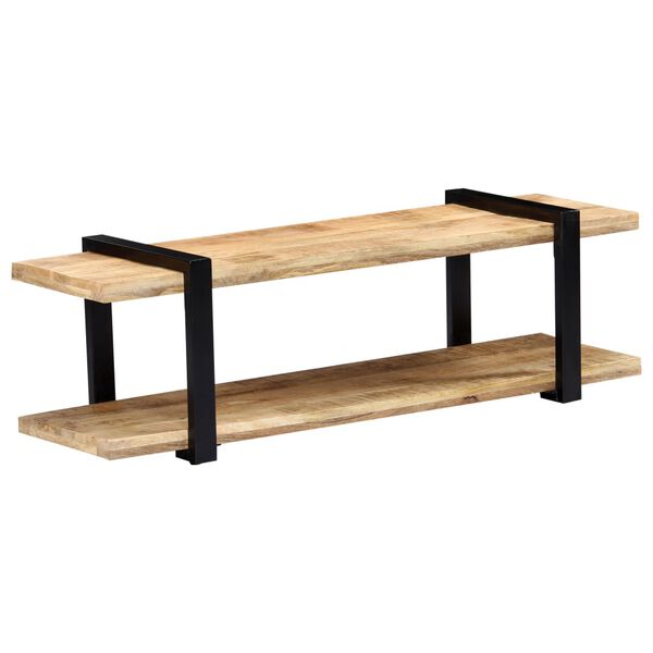 vidaXL Έπιπλο Τηλεόρασης 130 x 40 x 40 εκ. από Μασίφ Ξύλο Μάνγκο