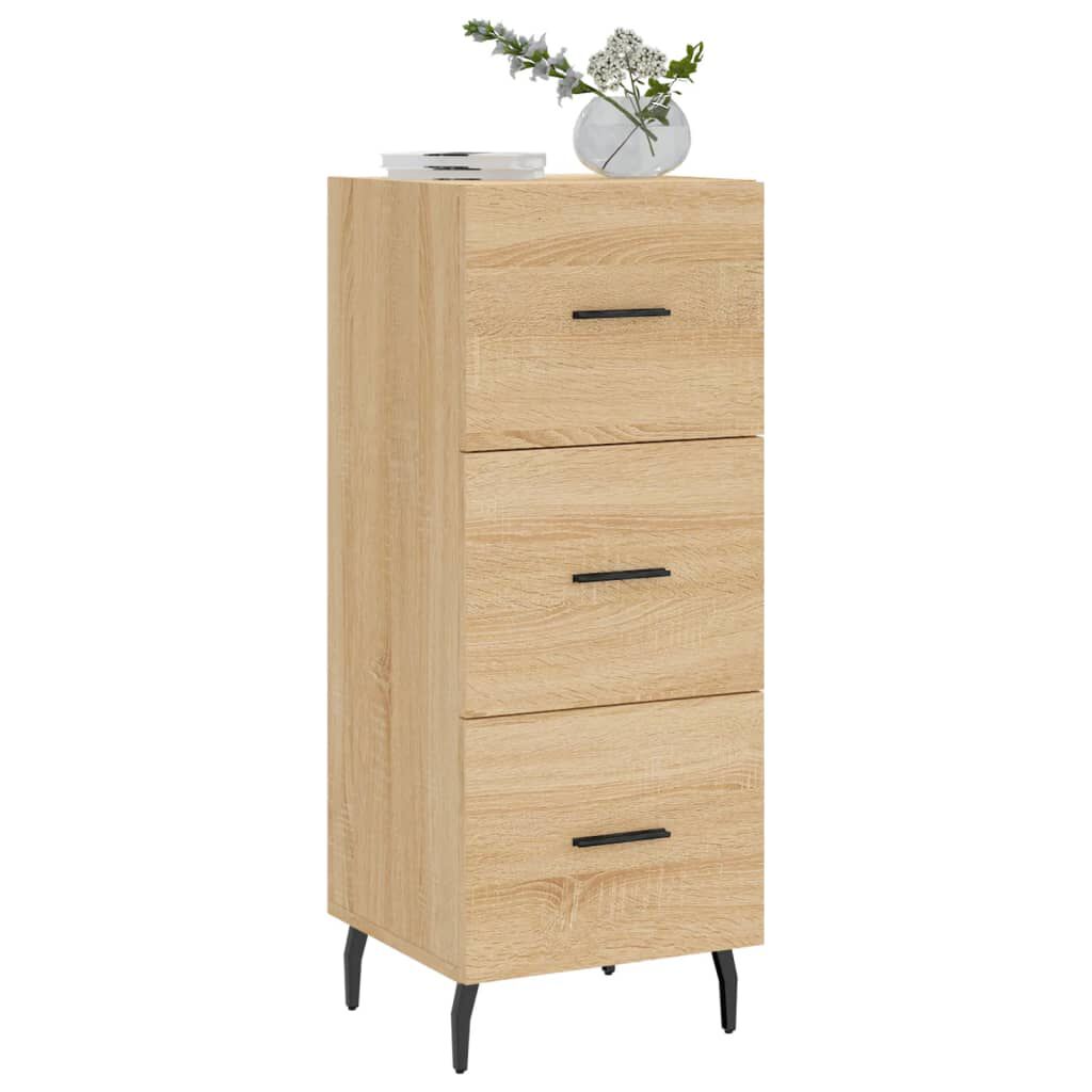 vidaXL Ντουλάπι Sonoma Δρυς 34,5x34x90 εκ. από Επεξεργασμένο Ξύλο