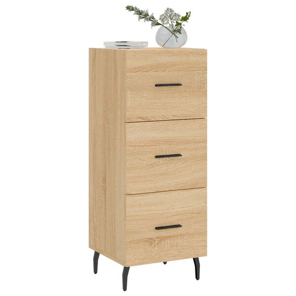 vidaXL Ντουλάπι Sonoma Δρυς 34,5x34x90 εκ. από Επεξεργασμένο Ξύλο