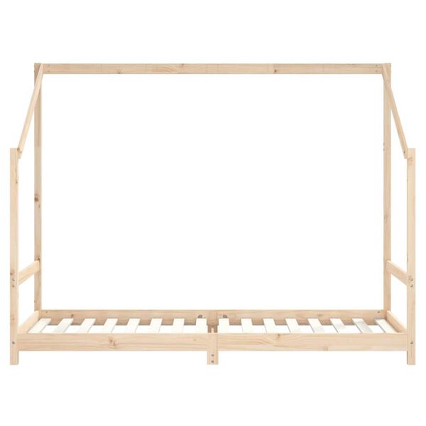 vidaXL Πλαίσιο Παιδικού Κρεβατιού 2x(90x200) εκ. από Μασίφ Ξύλο Πεύκου