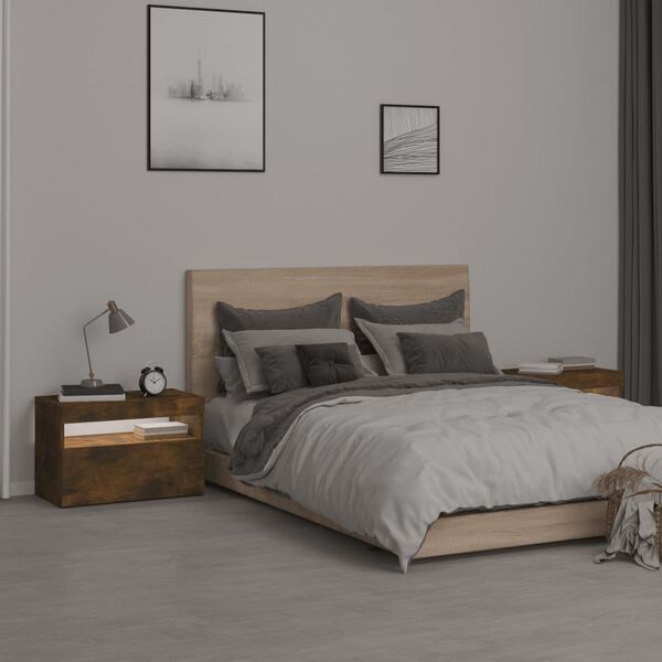 vidaXL &Kappa;&omicron;&mu;&omicron;&delta;ί&nu;&alpha; &mu;&epsilon; LED 2 &tau;&epsilon;&mu;. &Kappa;&alpha;&pi;&nu;&iota;&sigma;&tau;ή &Delta;&rho;&upsilon;&sigmaf; 60 x 35 x 40 &epsilon;&kappa;.