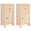 vidaXL &Nu;&tau;&omicron;&upsilon;&lambda;ά&pi;&iota;&alpha; 2 &tau;&epsilon;&mu;. 40x35x80 &epsilon;&kappa;. &alpha;&pi;ό &Mu;&alpha;&sigma;ί&phi; &Xi;ύ&lambda;&omicron; &Pi;&epsilon;ύ&kappa;&omicron;&upsilon;