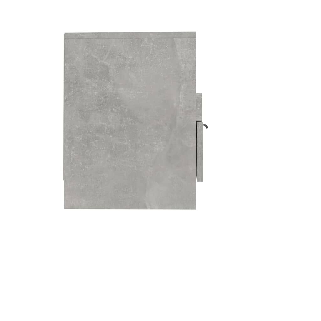 vidaXL Έπιπλο Τηλεόρασης Γκρι Σκυροδέματος 150x33,5x45 εκ. Επεξ. Ξύλο
