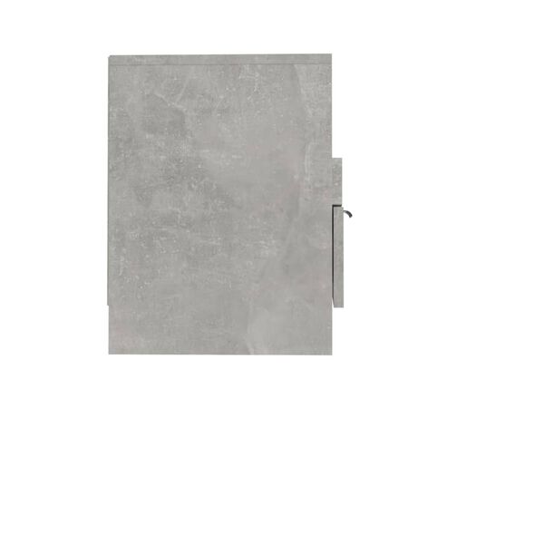 vidaXL Έπιπλο Τηλεόρασης Γκρι Σκυροδέματος 150x33,5x45 εκ. Επεξ. Ξύλο