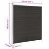 vidaXL Πάνελ Περίφραξης Μαύρο 175 x 186 εκ. από WPC