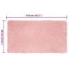 vidaXL Ψεύτικο Δέρμα Προβάτου Χαλί Ροζ 60 x 110 cm Πολυεστέρας