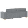 vidaXL Σετ Καναπέ με μαξιλάρι 3 pcs Γκρι 220 x 78 x 84 εκ. ύφασμα