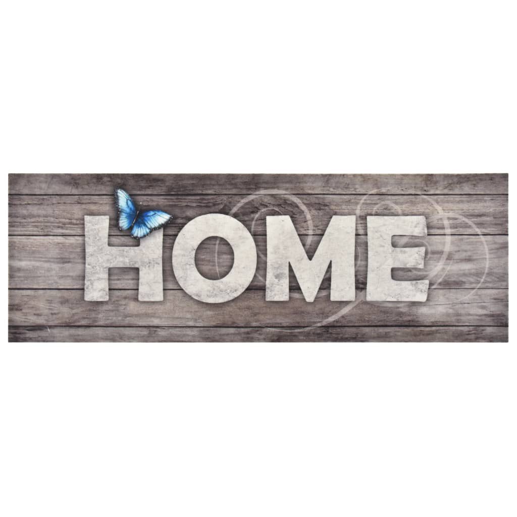 vidaXL Πατάκι Κουζίνας Σχέδιο Home Πλενόμενο 60 x 300 εκ.