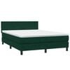 vidaXL &Kappa;&rho;&epsilon;&beta;ά&tau;&iota; Boxspring &mu;&epsilon; &Sigma;&tau;&rho;ώ&mu;&alpha; & LED &Sigma;&kappa;&omicron;ύ&rho;&omicron; &Pi;&rho;ά&sigma;&iota;&nu;&omicron; 160x210&epsilon;&kappa;. &Beta;&epsilon;&lambda;&omicron;ύ&delta;&iota;&nu;&omicron;