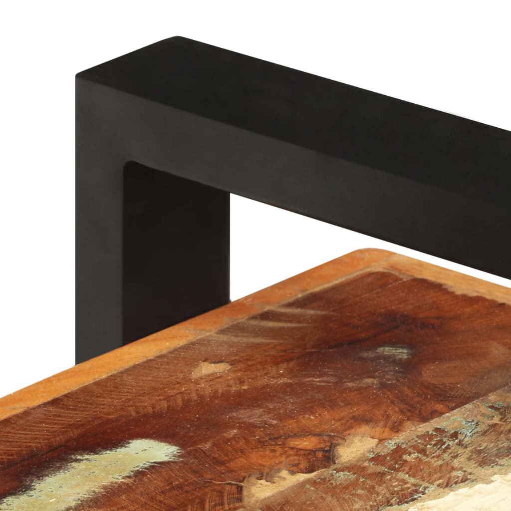 vidaXL Ραφιέρα με 3 Ράφια 120 x 40 x 75 εκ. Μασίφ Ανακυκλωμένο Ξύλο
