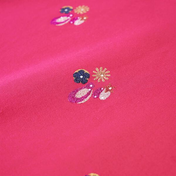 Φούτερ Παιδικό Έντονο Ροζ 116