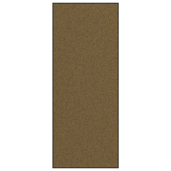 vidaXL Χαλάκι Εξώπορτας Καφέ και Μαύρο 120 x 300 cm Πολυαμίδιο και PVC