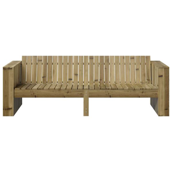 vidaXL Καναπές Κήπου Πράσινο 185.5 x 60 x 62 εκ.