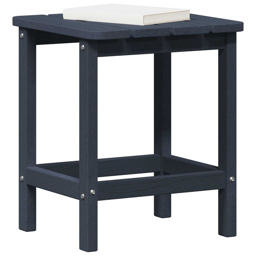 vidaXL Τραπέζι Adirondack Ναυτικό Μπλε 38x38x46 εκ. HDPE