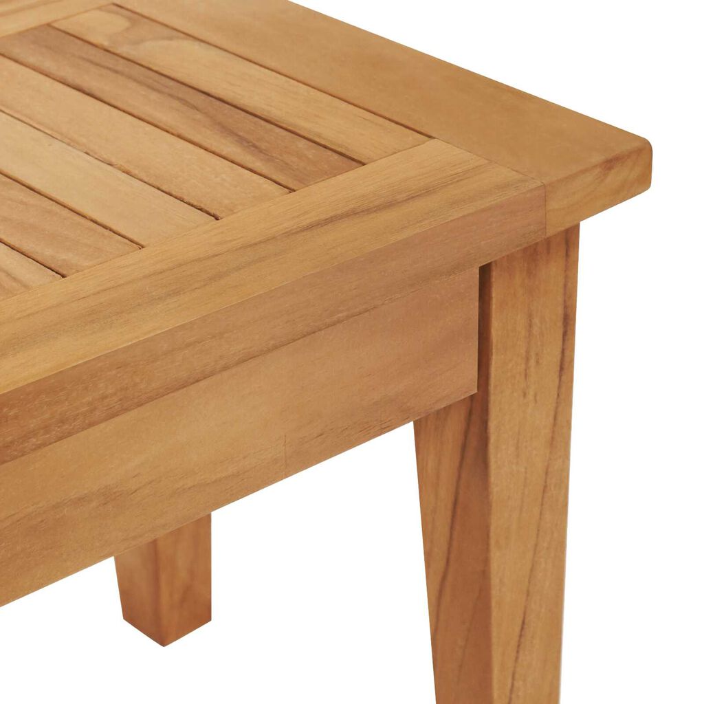 vidaXL Παγκάκι κήπου 2 pcs Καφέ Μασίφ ξύλο teak