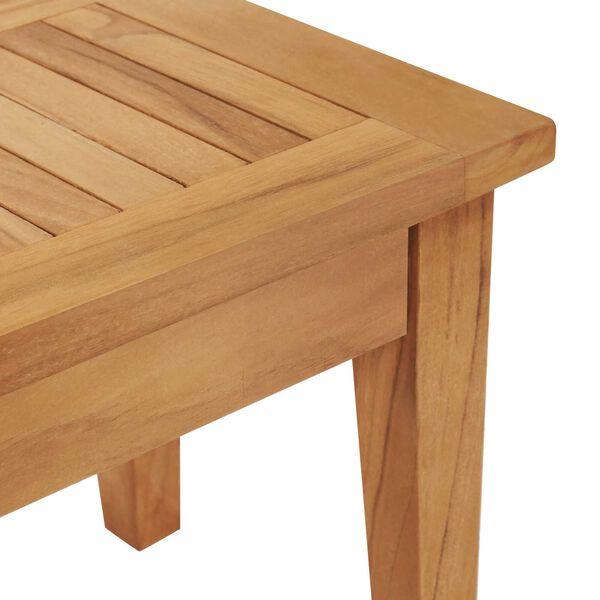 vidaXL Παγκάκι κήπου 2 pcs Καφέ Μασίφ ξύλο teak
