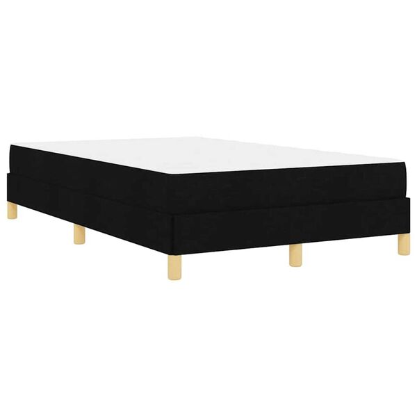 vidaXL Κρεβάτι με ελατήρια Μαύρο και Καφέ 120 x 200 cm