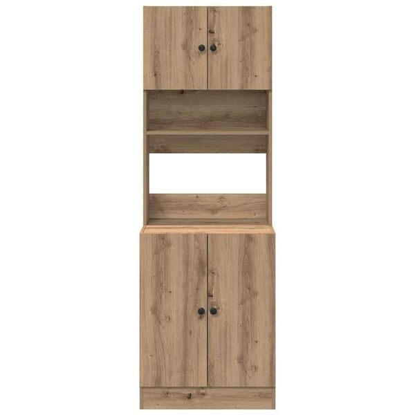 vidaXL Ντουλάπα Κουζίνας με ράφι artisan δρυς 60 x 50 x 180 εκ