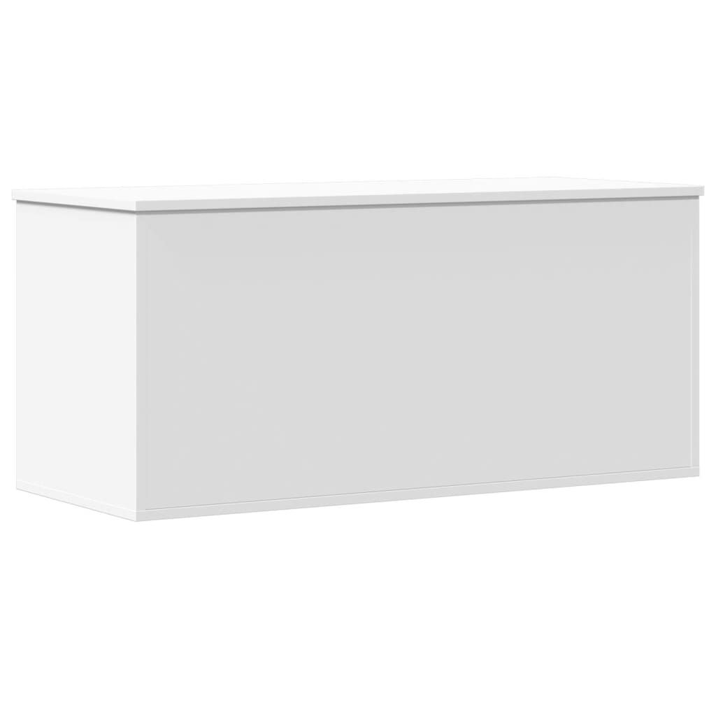 vidaXL Κουτί Αποθήκευσης Λευκό 100x42x46 εκ. Επεξεργασμένο Ξύλο